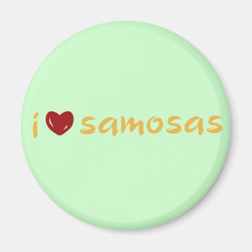 Samosa Love Fridge Magnets