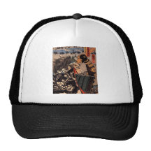 Samouraïs à la guerre. Belle armure de dragon. c.  Casquette
