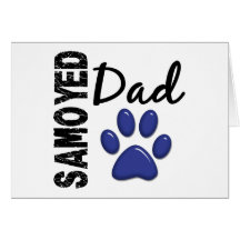 Samoyed Dad 2 Card