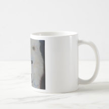 Samoyed de chiot tasse à café