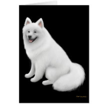 Samoyed Dog Greeting Card