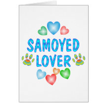 SAMOYED LOVER CARD