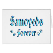 Samoyeds Forever Greeting Cards