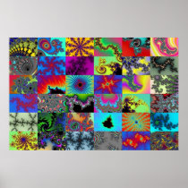 Sampler in Watercolor Print