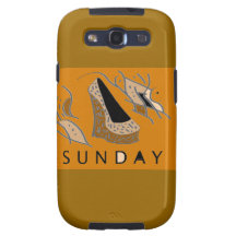 SamsungS3 iphone case with brown wedge Samsung Galaxy SIII Case