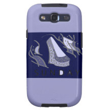 SamsungS3 iPhones case with pewter wedge Samsung Galaxy SIII Cases
