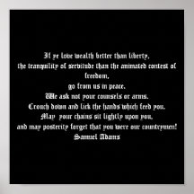 Samuel Adams - Poster
