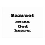 Samuel Post Card