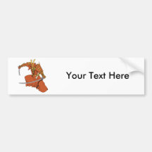 Samurai 6 ~ Ninjas Martial Arts Warrior Fantasy Ar Bumper Sticker