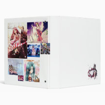 Samurai  Anime gals 3 Ring Binders