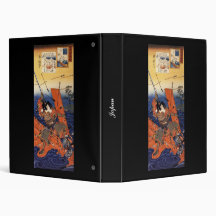 Samurai at War, circa 1800's 3 Ring Binder