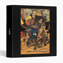 Samurai in Combat, circa 1800's Binder