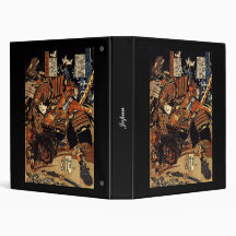 Samurai in Combat, circa 1800's Binders
