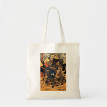 Samurai in Combat, circa 1800's Tote Bag