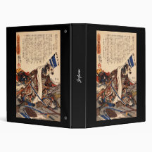 Samurai in War, circa 1800's Vinyl Binder