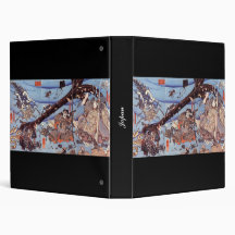 Samurai Japanese Painting c. 1800's Binder