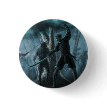 Samurai Mystique Pinback Button