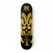 Samurai Skull Gold Black colour