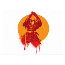 Samurai Strike Postcard