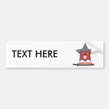samurai warrior bumper sticker