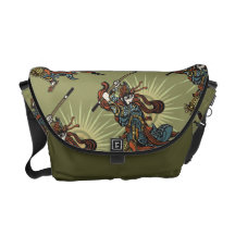 Samurai Warrior Commuter Bag