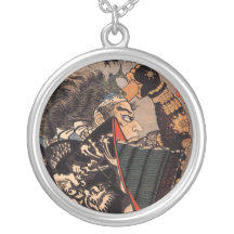 Samurai with Beautiful Dragon Armour Jewelry