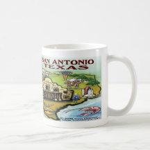 San Antonio TX Coffee Mugs