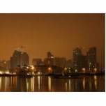 San Diego At Night From Across The Bay Cut Out