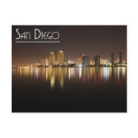 San Diego At Night Post Card