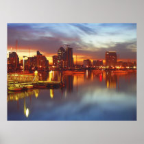 San Diego Bay Evening Poster FROM 8.99