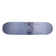 San Diego Bay Sailboats Skate Board Deck