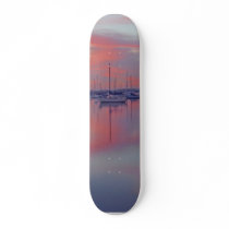 San Diego Bay Seen From The Airport Side At Sunris Skateboard Decks