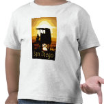 San Diego Beach Sunset Kids t-shirts
