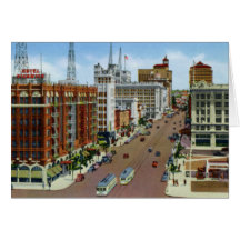 San Diego California Broadway Card