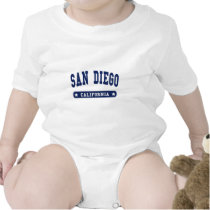 San Diego California College Style tee shirts t-shirts