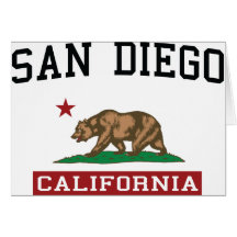 San Diego California Greeting Card