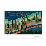 San Diego, California - Large Letter Scenes 2 Post Card