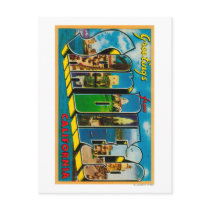 San Diego, California - Large Letter Scenes Postcard