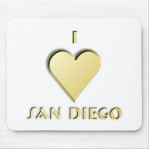 San Diego -- Cream Mouse Mat