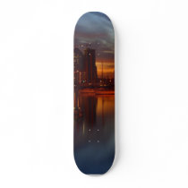 San Diego Docks Night Custom Skate Board