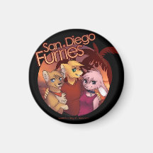 San Diego Furries Magnets