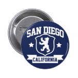San Diego Heraldry Pinback Button