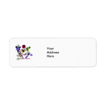 San Diego Pug Rescue 2013 Superhero Pugs Logo 2 Custom Return Address Labels