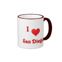 San Diego -- Red Mugs
