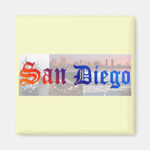 San Diego Refrigerator Magnets