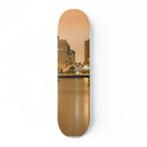 San Diego Sailboats Morning Sunrise Cityscape Skateboard Deck