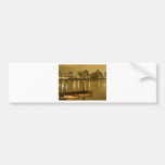 San Diego Sailboats Piers Night Bumper Sticker