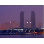 San Diego Skyline City Cities Fog Morning photo sculptures