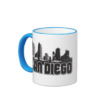 San Diego Skyline Mugs