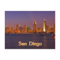 San Diego Skyline Post Card